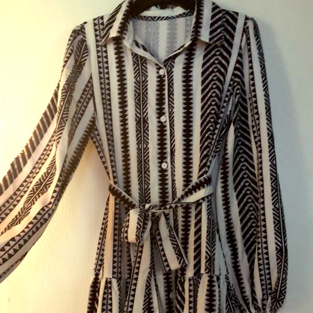 Button up maxi dress